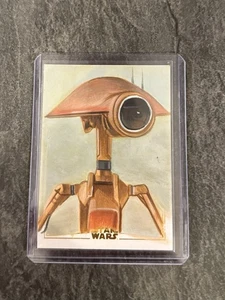 2025 Topps Star Wars Chrome Gold Foil Artist Sketch Dan Tearle Pit Droid 1/1 - Picture 1 of 2