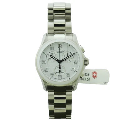 VICTORINOX Swiss Army Chrono 经典陶瓷表圈男士腕表 - 零售折扣 50% — 第 1/4 张图片