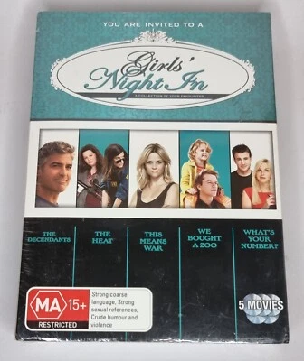 Girls' Night In DVD (5 Movie Collection)­, PAL  Region 4, Brand New & Sealed - Image 1 of 4