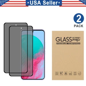 2PK Privacy Tempered Glass Samsung Galaxy A55 A53 A54 A52 A51 A42 A35 A33 A32 5 - Picture 1 of 10
