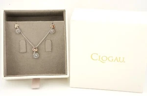 Beautiful Clogau Tree Of Life Vine Pendant Necklace & Earrings Set Mint in Box - Picture 1 of 5
