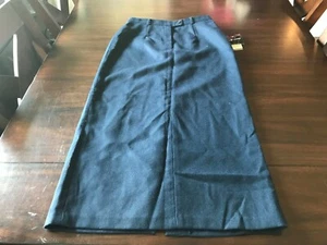 Women's Size 8 Sag Harbor Long Navy Skirt - Picture 1 of 3
