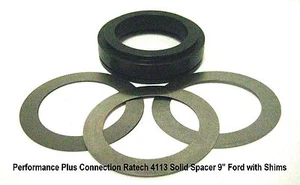 Ratech 4113 Solid Pinion Bearing Spacer with Shims Ford 9” 35 Spline Racing - Picture 1 of 2