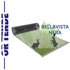 Ersatznetz BELLAVISTA SCHWARZ nach Maß für Moskitonetze Rollos - Bild 1 von 9