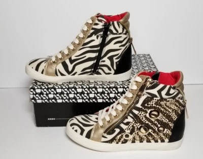 PRIMADONNA COLLECTION TÊNIS FEMININO DE LONA COM ESTAMPA DE ZEBRA EURO TAMANHO 36 NOVO EM BO - Imagem 1 de 4