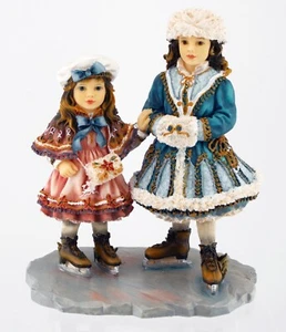 Christine Haworth Leonardo Collection Figure The Skating Lesson - Picture 1 of 3