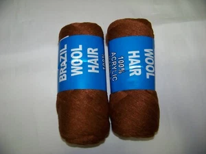 Sengalese Brazilian Wool Hair Extension Gold Color. GET ONE FREE BUNDLE! - Imagen 1 de 6