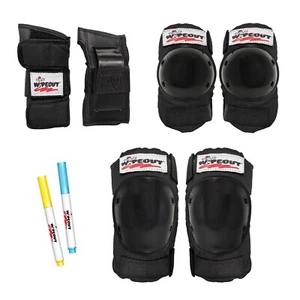 Wipeout Dry Erase Kinder Radfahren Schutz Set Knieschützer Ellenbogenschoner Handgelenkschoner - Bild 1 von 34