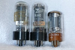 VINTAGE 3 X 6L6G/6L6GC/6L6WGB BRIMAR/ZAERUX/TUNG SOL.VALVES/TUBES.AVO TESTED - Picture 1 of 1