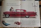 1960 Lincoln Continental Town Car & Old Gold Cigarettes Old Vintage Print Ads