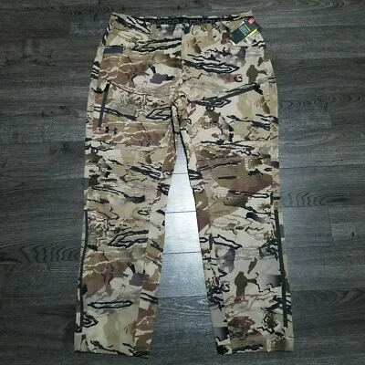 UNDER ARMOUR Ridge Reaper Raider Pants Mens 40x32 Barren Camo Hunting hiking - Image 1 of 4