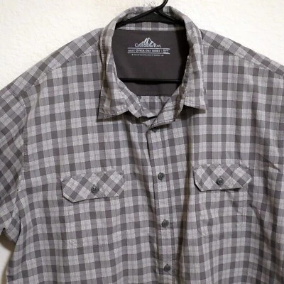 Camisa Croft & Barrow Para Hombres 3XLT Manga Corta Ventilada Secado Rápido Pesca Exterior Foto 1 de 4