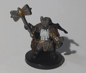 "Dwarf Warlord" - Dungeons & Dragons Miniatures - Dungeons of Dread 1/60 - 2008 - Bild 1 von 3