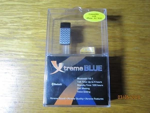 Xtreme Blue T-800 Bluetooth Headset - Retail - Silver - Picture 1 of 5