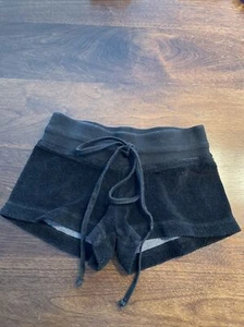 Girl’s Hard Tail Terry Shorts in Black, Size S (7-8) - Picture 1 of 4