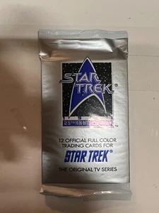 Star Trek The Next Generation 1991 25th Anniversary, 1 Sealed Pack - Picture 1 of 2