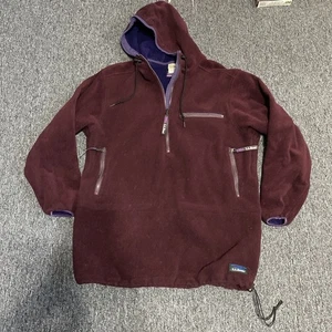 Veste polaire vintage années 90 LL Bean Aztèque Polartec Windbloc fabriquée aux États-Unis femme grande taille - Photo 1/10