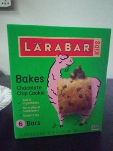 LARABAR Kids Chocolate Chip Cookie Bar 5.76 oz (Pack of 8) Bb:12/25 - Picture 1 of 1