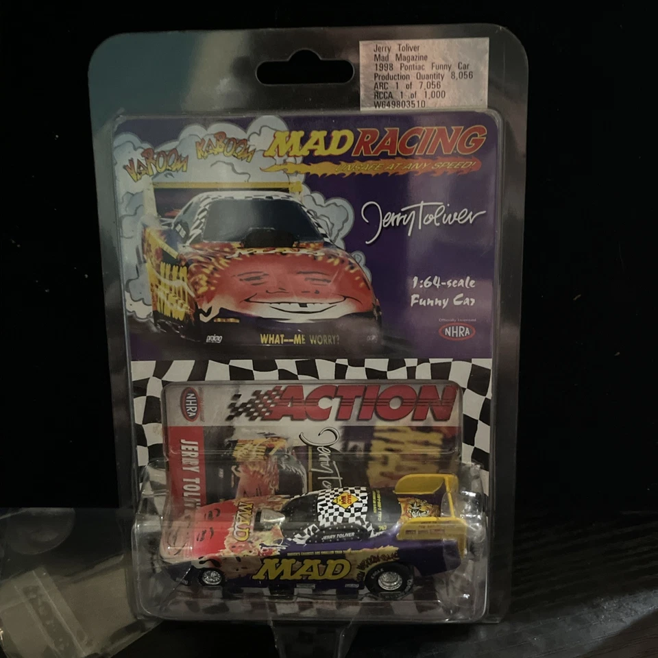 Jerry Toliver MAD Magazine 1998 Pontiac Funny Car 1998 Action 1:64 - Imagem 1 de 4