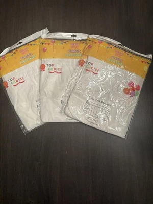 Falda de mesa falda de mesa boda fiesta plástico Foto 1 de 2