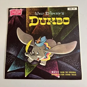 1961 Walt Disney’s Dumbo DBR 26 Rare Vintage Vinyl Record w/Original Art Sleeve - Picture 1 of 4