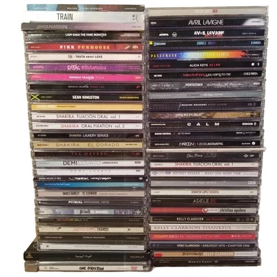 Rock Pop Dance R&B Hip Hop Rap CD Lot Of 57 Taylor Swift Dua Lipa The Weekend  Foto 1 de 4