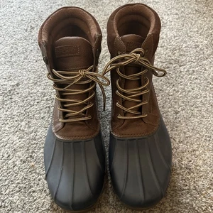 Sperry STS22780: Herren Salzwasser braun/oliv wasserdicht Entenstiefel - Größe 13 - Bild 1 von 5