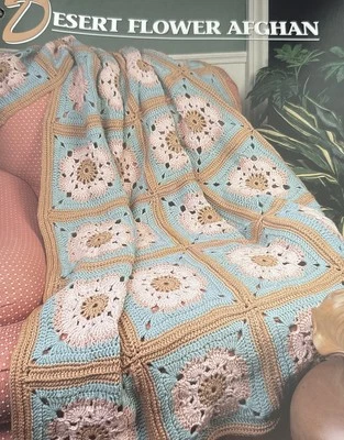 CROCHET Annie’s Afghan Quilt Club ~ “Desert Flower” ~ PATTERN ~ - Image 1 of 2