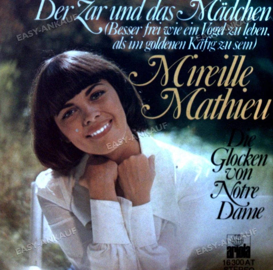 Mireille Mathieu - Der Zar Und Das Mädchen (Besser Frei 7in 1975 (VG+/VG+) ' - Image 1 of 1