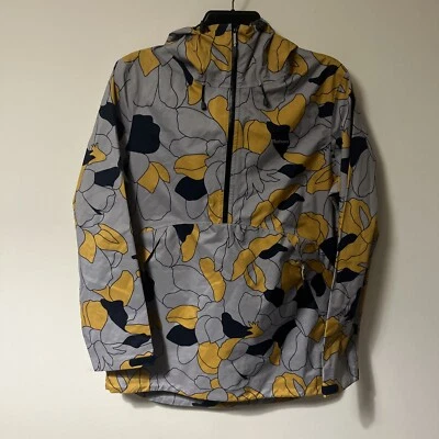 Rohan Cloudcover Overhead Jacket Womens Small Grey Floral Barricade 1/2 Zip BNWT - Image 1 of 4