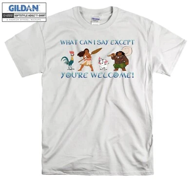 Retro Disney Moana Maui What Can I Say Exce Hoodie Tshirt Men Women Unisex AB782 - Image 1 of 4