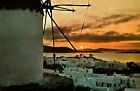 Postcard Greece Sunset at Mykonos Posted 