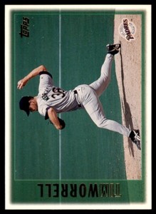1997 Topps Tim Worrell Baseball Card #392