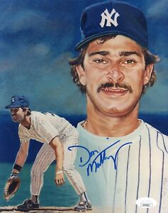 Don Mattingly New York Yankees Autographed Signed 8x10 Photo JSA COA