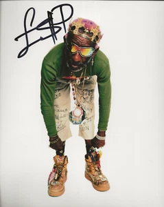 Lee Scratch Perry REAL hand SIGNED Photo #5 COA Bob Marley Wailers - Picture 1 of 3