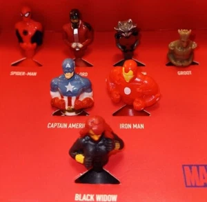 Marvel Figurines Miniature Suction Cup Brand Loyalty Promotional Box Set - Picture 1 of 5