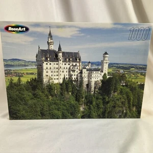 RoseArt Puzzle NEUSCHWANSTEIN CASTLE Germany 1000 Pieces 2002 Warren - Picture 1 of 7