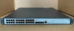 Network Switch HP V1910 24G PoE 365W 24-Port Gigabit Managed JE007A - Picture 1 of 1