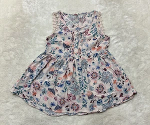 Lauren Conrad LC Womens Size S Multicolor Floral Empire Waist Tank Top - Picture 1 of 11