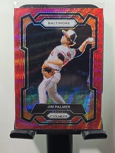 Jim Palmer 2024 Panini Prizm Ruby Wave Prizm Parallel #294 Baltimore Orioles Salón de la fama - Imagen 1 de 6