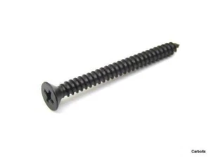 Tornillos autogolpe Phillips contrahundidos de acero inoxidable negro No10 4,8 mm - Imagen 1 de 3