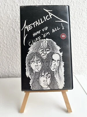 Metallica Home Vid Cliff‘em All PAL - VHS Kassette 1988 - Bild 1 von 4