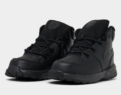 New Adorable Nike Manoa Toddler Boy's Boots Size: 7c Black - Image 1 of 4