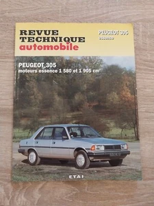 Revue Technique PEUGEOT 305 1.9 1.6 SR GR GT GTX S 5 AUTOMATIC 1580 1905 Cc - Picture 1 of 11