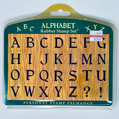 Juego de estampillas de goma Alpahbet de intercambio de estampillas SK201 Foto 1 de 4