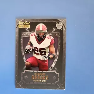 π 2022 Wild Card Matte Weekend Warrior Kennedy Brooks RC RB Oklahoma Must π - Picture 1 of 2
