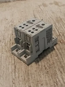 2 CONNECTED BUSSMANN PDBFS220 Power Distribution Block 600V AC/DC - (SP320) - Picture 1 of 5