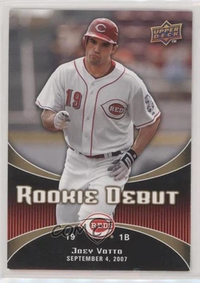 2008 Upper Deck debut de novato Joey Votto #6 radiocontrol Foto 1 de 2