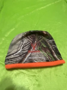 HUNTWORTH Mossy Oak Tree Camo Blaze Orange Reversible men’s hunting hat - Picture 1 of 3