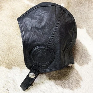 Cappello pilota pelle Vivienne Westwood raro taglia libera stile vintage usato nero - Foto 1 di 6